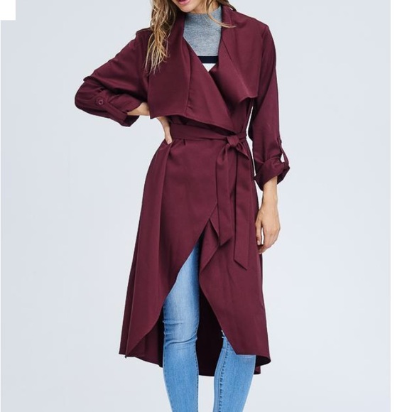 🚨BUY 2 GET 1 FREE!🚨✨Mulberry Lightweight Trench - Picture 4 of 7